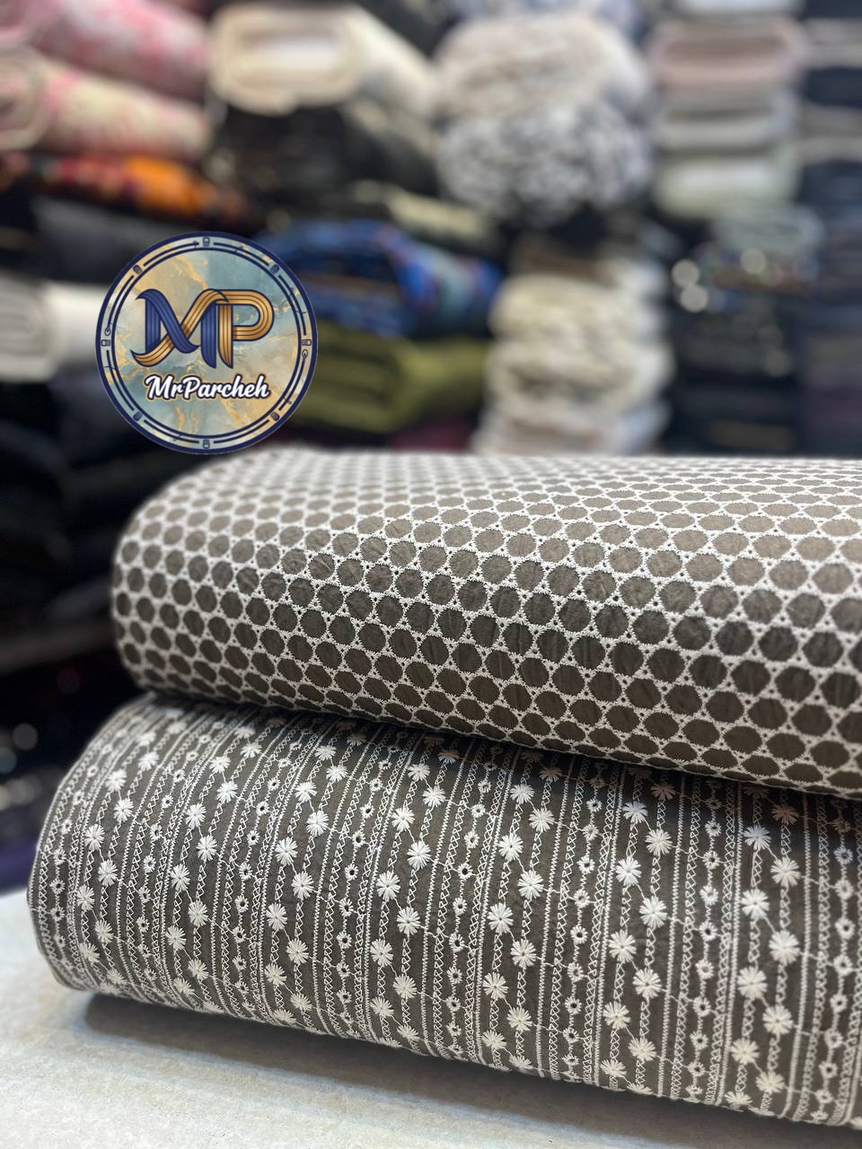 پارچه خامه دوزی عرض ۱/۵۰